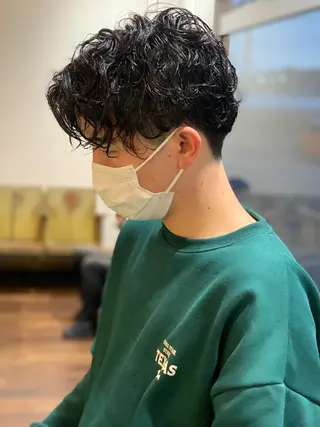 パーマ メンズ お悩み、似合わせ提案 将真のヘアスタイル