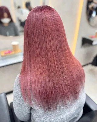 ミディアム ケアブリーチ🌺 透明感🪽とわのヘアスタイル