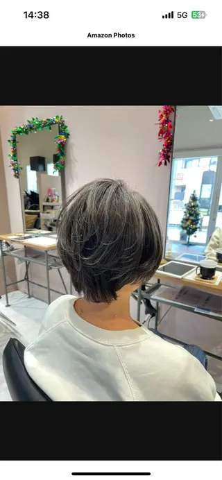 ショート カラー レイヤーカット/美髪 矯正🫧/中本輝人のヘアスタイル