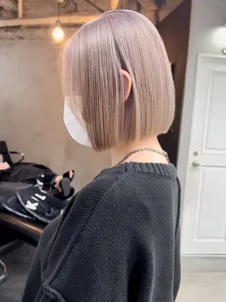 ショート 🎀 のえか/ハイ トーン/ピンク🤍のヘアスタイル