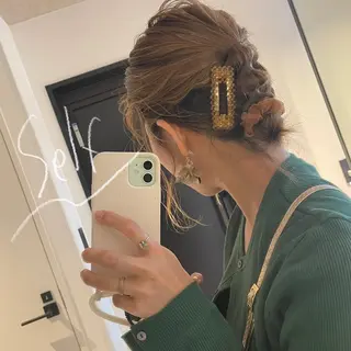 ヘアアレンジ はやしほのか| マンツーマン美容師のヘアスタイル