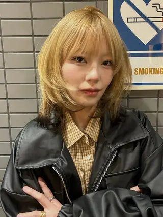 セミロング LANA似合わせ カット🪐のヘアスタイル