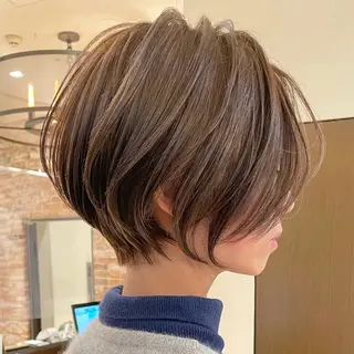 ショート ✨大人ショート専門 カットモデル/銀座のヘアスタイル