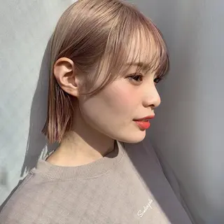 ショート カラー レイヤー専門家 ダブルカラー修のヘアスタイル