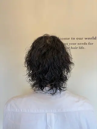 ミディアム メンズ yui /山形/ BLUCKのヘアスタイル