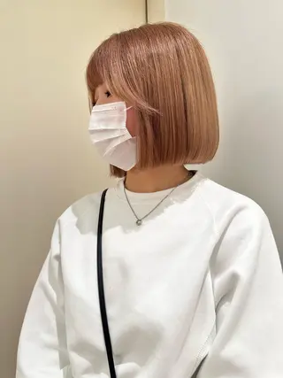 ショート カラー ヘアアレンジ 🌿レイヤー/ブリー チ/🌿JINのヘアスタイル