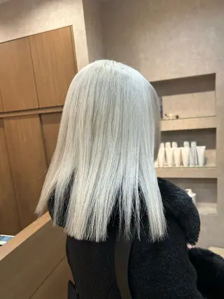 ミディアム 髪質改善/艶カラー ⚡️コメス/錦糸町のヘアスタイル