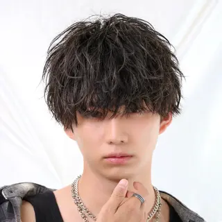 ショート パーマ メンズ 【パーマの達人】 💎メンズ特化🔥徹のヘアスタイル