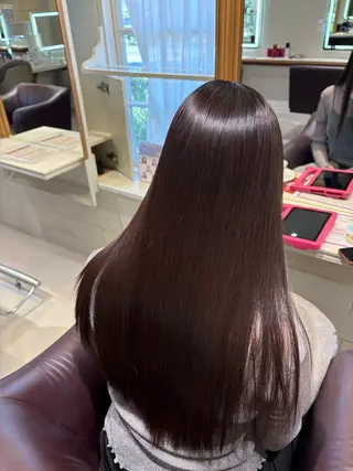 ロング 木 のみのヘアスタイル