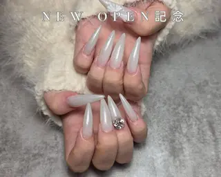 ネイル kazane長さだし フィルイン♡持ち込みのネイルデザイン