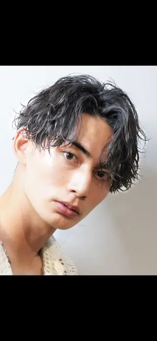ショート パーマ メンズ 似合わせパーマ🔥 河浪 大智のヘアスタイル