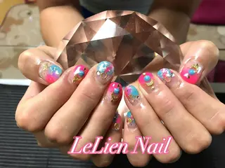 ネイル モチの良さ◉ フィルインネイル♡のネイルデザイン