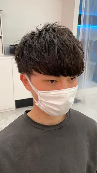 ミディアム カラー パーマ ヘアアレンジ メンズ キッズ メンズ特化美容師 aiの眉毛・アイブロウイメージ