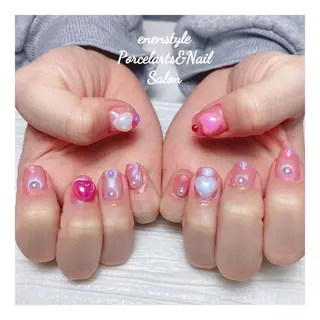 ショート ネイル 🐾enen style 🐾のネイルデザイン