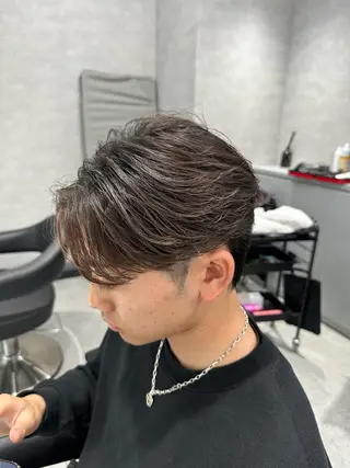 パーマ メンズ ツイスパ/シャドウ MANARUのヘアスタイル