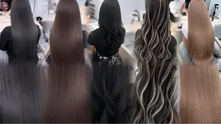 ロング 薄井舞｜ハイトーン× エクステの神様のヘアスタイル