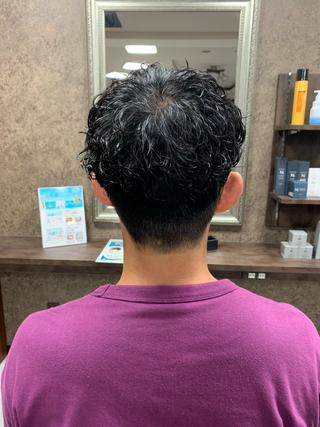 メンズ 田中大 パーマ/メンズカットのヘアスタイル