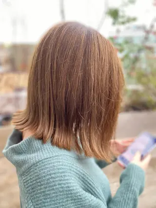 ショート 透明感カラー栄 みゆのヘアスタイル
