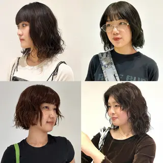 パーマ 暖色カラー/ 透明感カラー/セイナのヘアスタイル