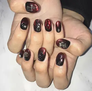 ネイル 渋谷／チップ長さ出し 👑アプレgel-xのネイルデザイン