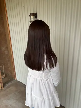 ロング 壁谷  加保理のヘアスタイル