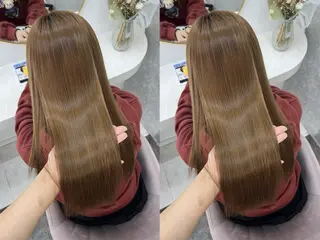 セミロング 🍑ももか🍑カラー モデル様募集中🦋のヘアスタイル