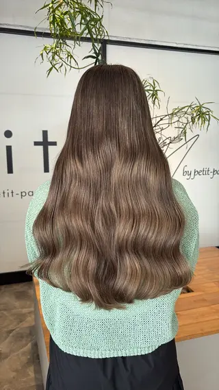 ロング 🧋ミルクティーカラ ー🧋特化小林拓登のヘアスタイル