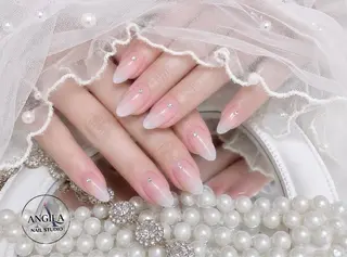 ネイル ANGILA ネイル¨̮S*Y*Kのネイルデザイン