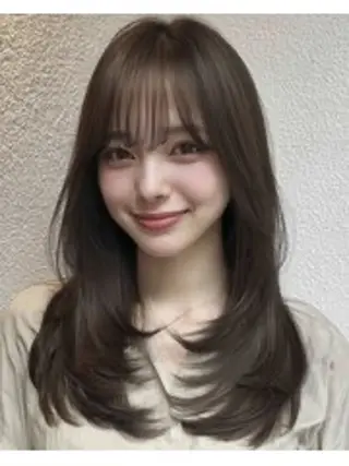 ロング ☁️透明感カラー× レイヤー ☁️ノアのヘアスタイル