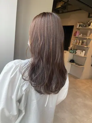 ミディアム カラー ブリーチ👩🦳/ ✂︎MANAMIのヘアスタイル
