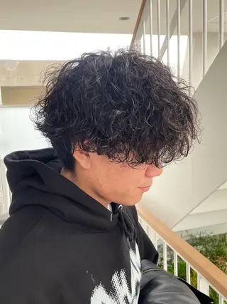 パーマ メンズ メンズモテパーマ💙 fuwaのヘアスタイル