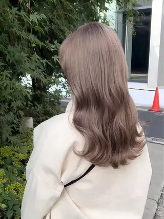セミロング カラー エクステ⭐️艶カラー koukiのヘアスタイル