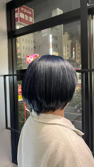 ショート カラー ヘアカラー/髪質改善 /新宿/AiNAのヘアスタイル