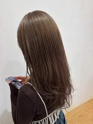ロング カラー モトキ カラー/ヘッドスパのヘアスタイル