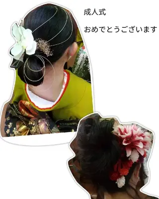 ヘアアレンジ れこん ぱんすのネイルデザイン