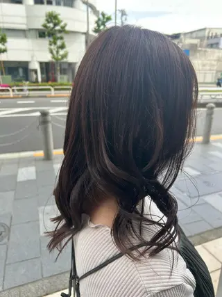 セミロング 遠山 大智のヘアスタイル
