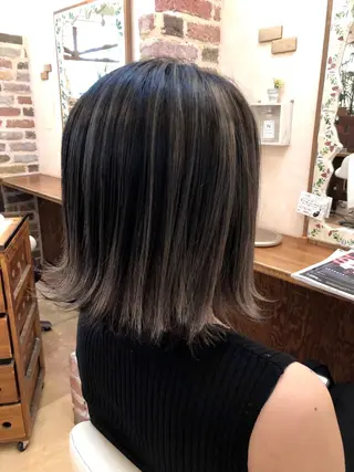 ミディアム 大竹 哲也のヘアスタイル
