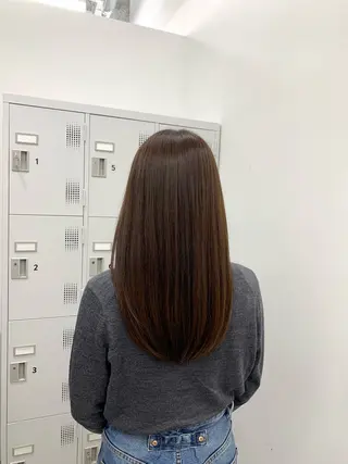 セミロング カラー 本格ヘッドスパ🌿 ×ヘア 佐藤のヘアスタイル