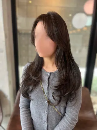 ロング カラー haruka ♡レイヤー/透明感のヘアスタイル