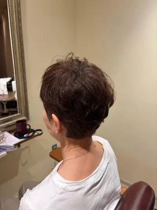 ショート パーマ 西村 さくらのヘアスタイル