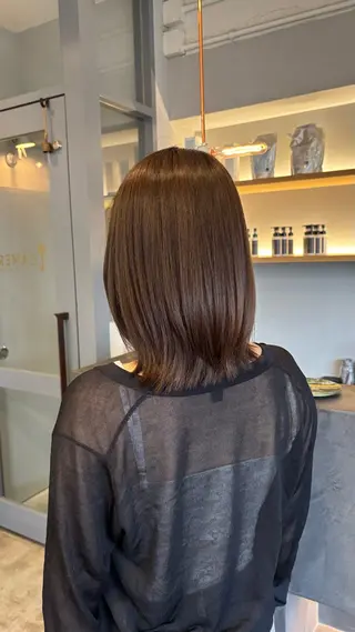 ミディアム 夜久 来実のヘアスタイル