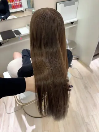 ロング カラー ParveMix 岡本えりかのヘアスタイル