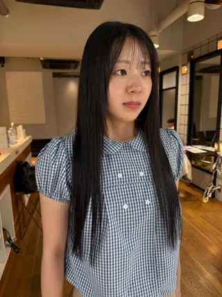 ロング 松本 夏海のヘアスタイル
