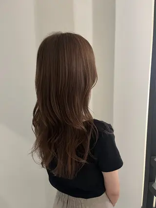 カラー 山本 彩香のヘアスタイル