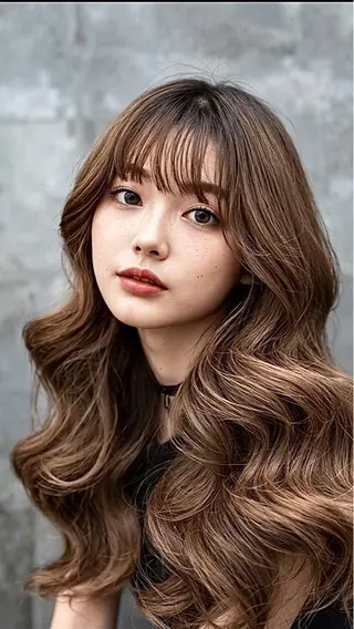 ロング パーマ 拓麿✂︎/韓国ヘア× コテ巻きパーマのヘアスタイル