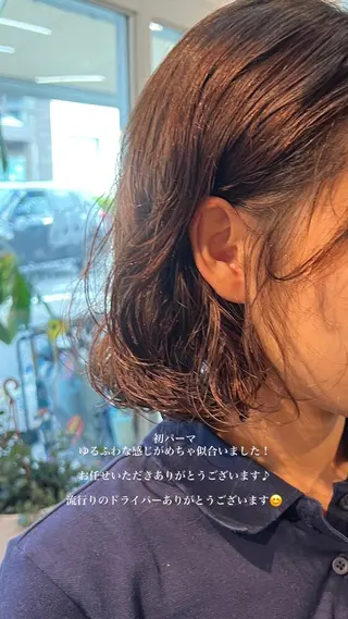 ショート パーマ くまざき　なな /パーマモデル募集中のヘアスタイル