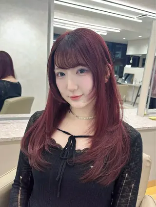 ロング カラー 透明感×ダブルカラ ーHarusa🎀のヘアスタイル