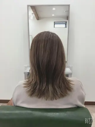 ミディアム カラー 長塚 翔也のヘアスタイル