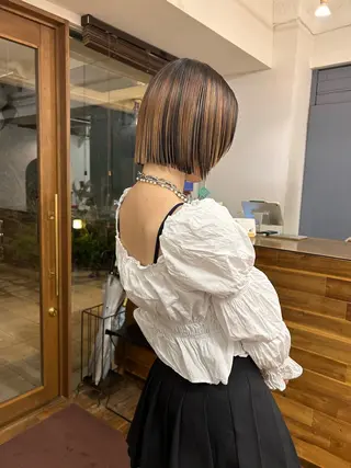 ショート 透明感カラー/ボブ/ meruのヘアスタイル