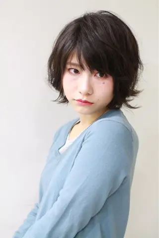 ショート パーマ 安藤 明日翔のヘアスタイル